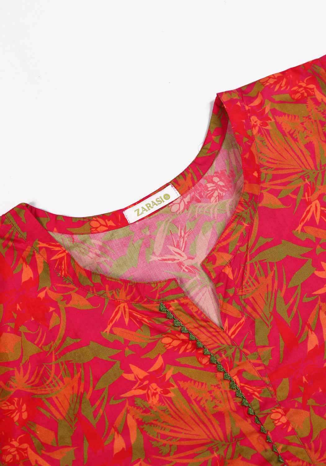 Tropical Sunset -  2 PC Stitched Lawn Suit - Zarasi.pk