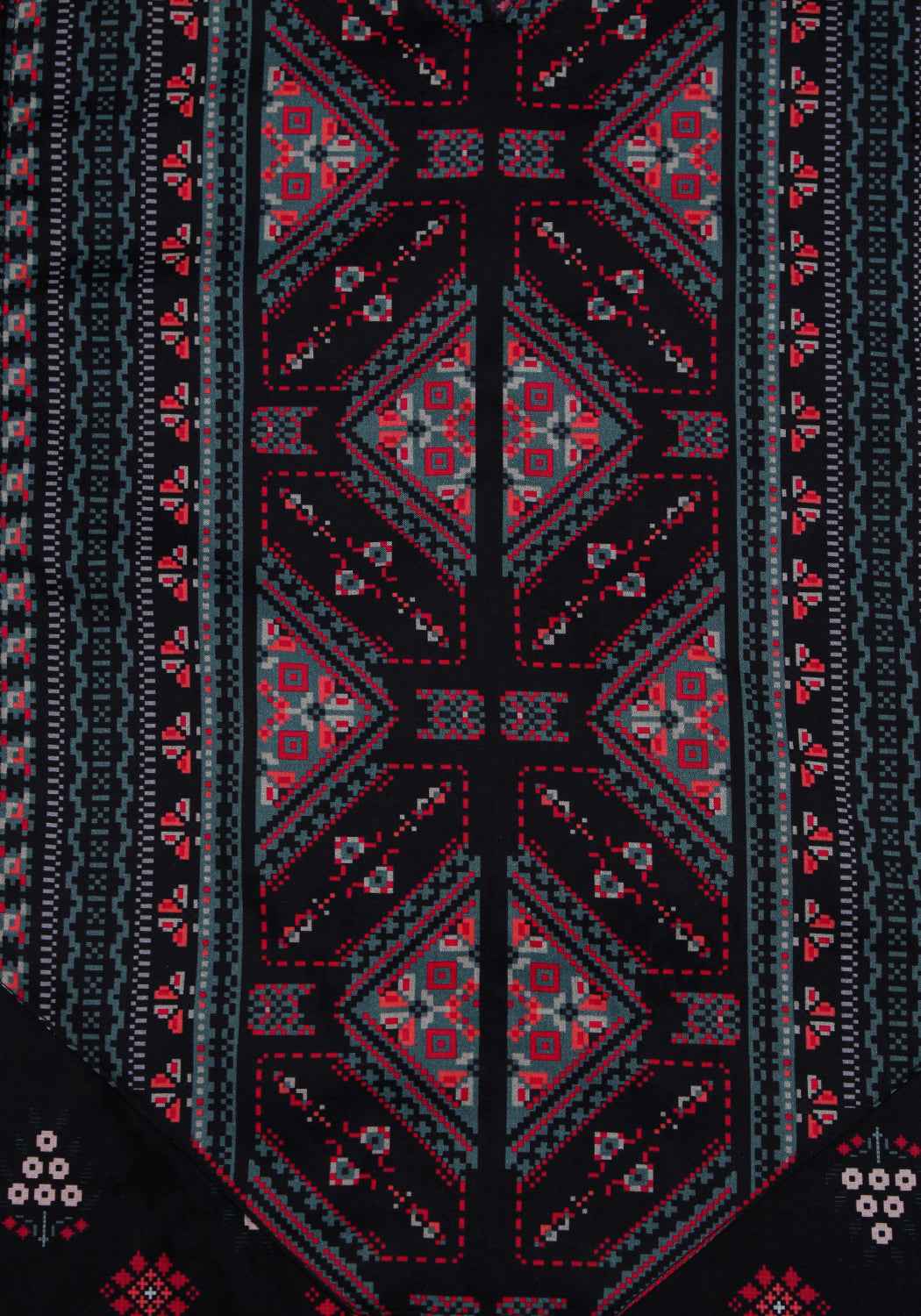 Tribal Charm -  2 PC Stitched Lawn Suit - Zarasi.pk