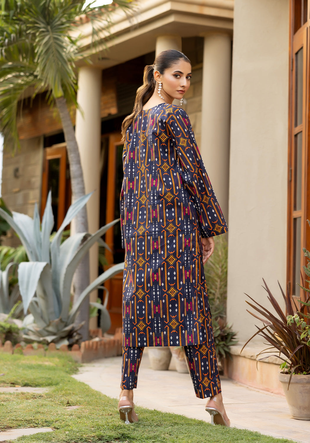 Botanical Bliss -  2 PC Stitched Lawn Suit