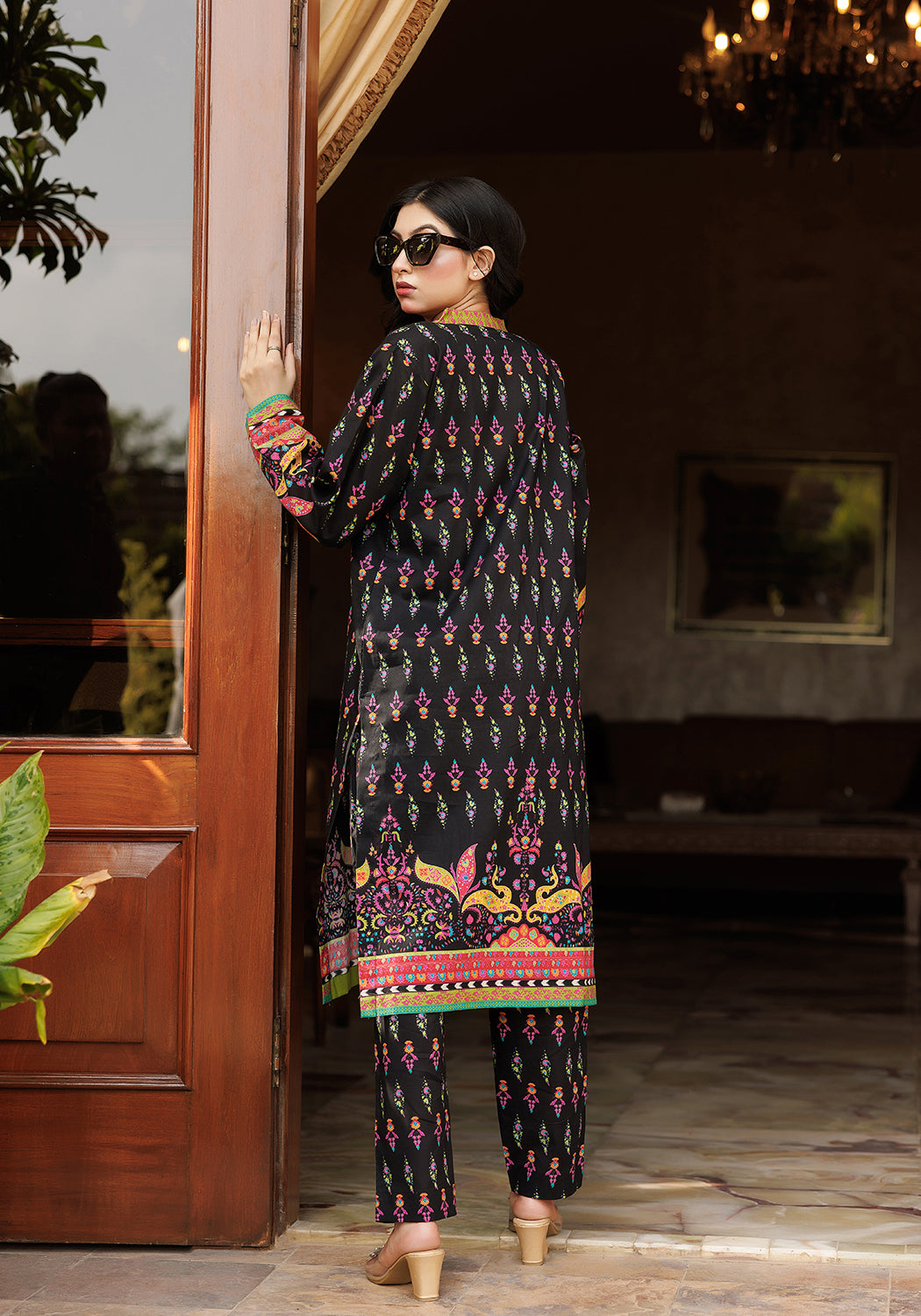 Lotus - 2 PC Stitched Lawn Suit | Timeless Bloom