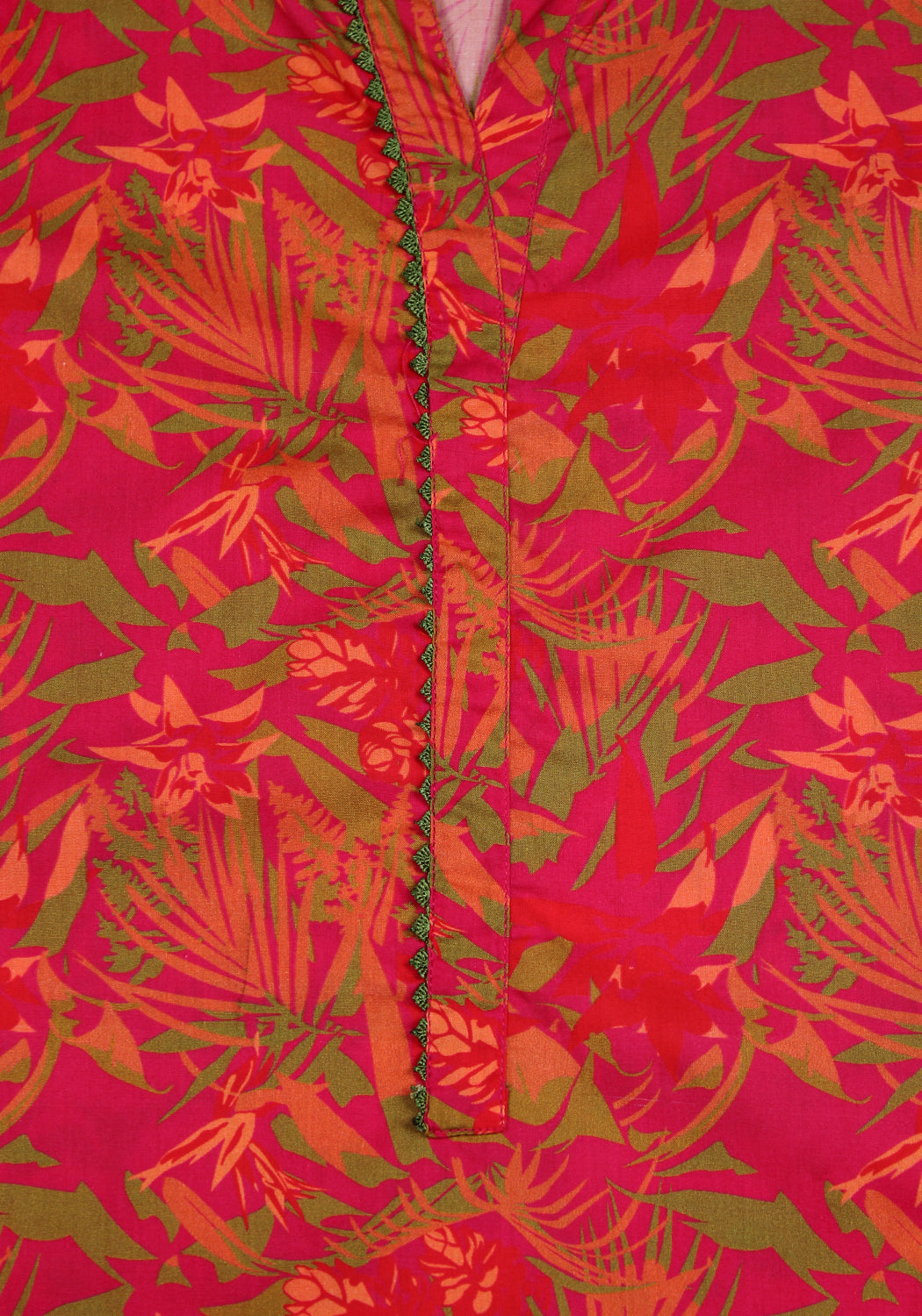 Tropical Sunset -  2 PC Stitched Lawn Suit